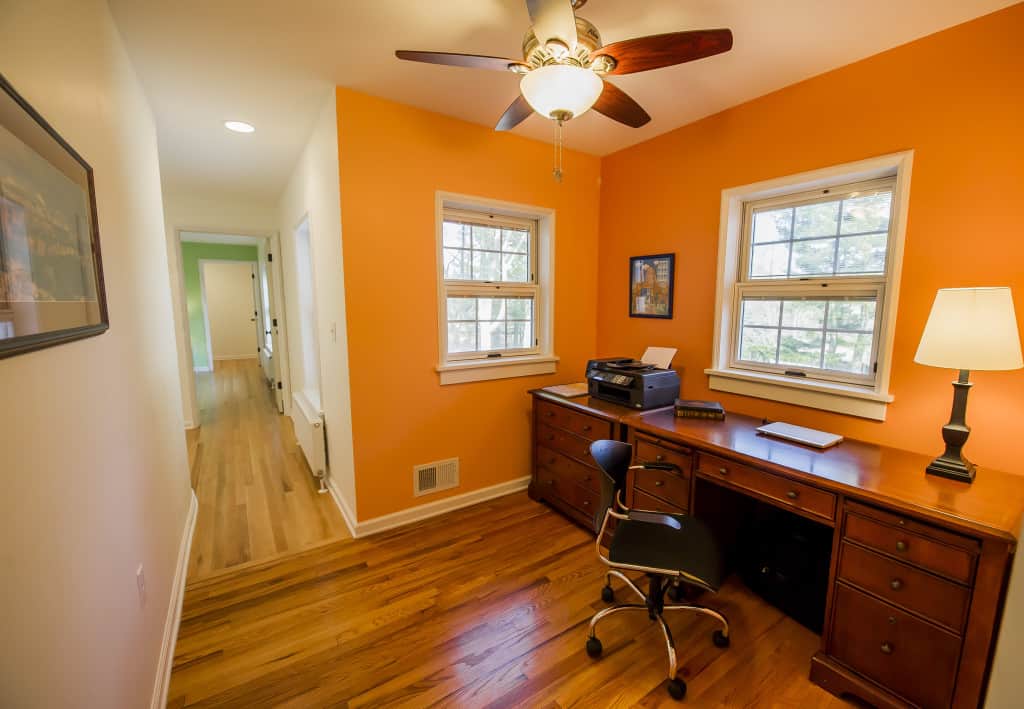 Brunswick Contractor creates Office Nook for Whole Home Renovation