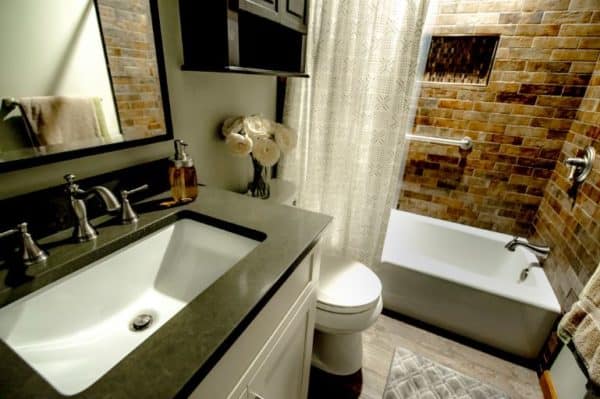 Wynantskill remodeler upgrades guest bathroom