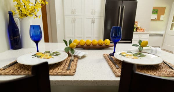 Kitchen Remodel table scape