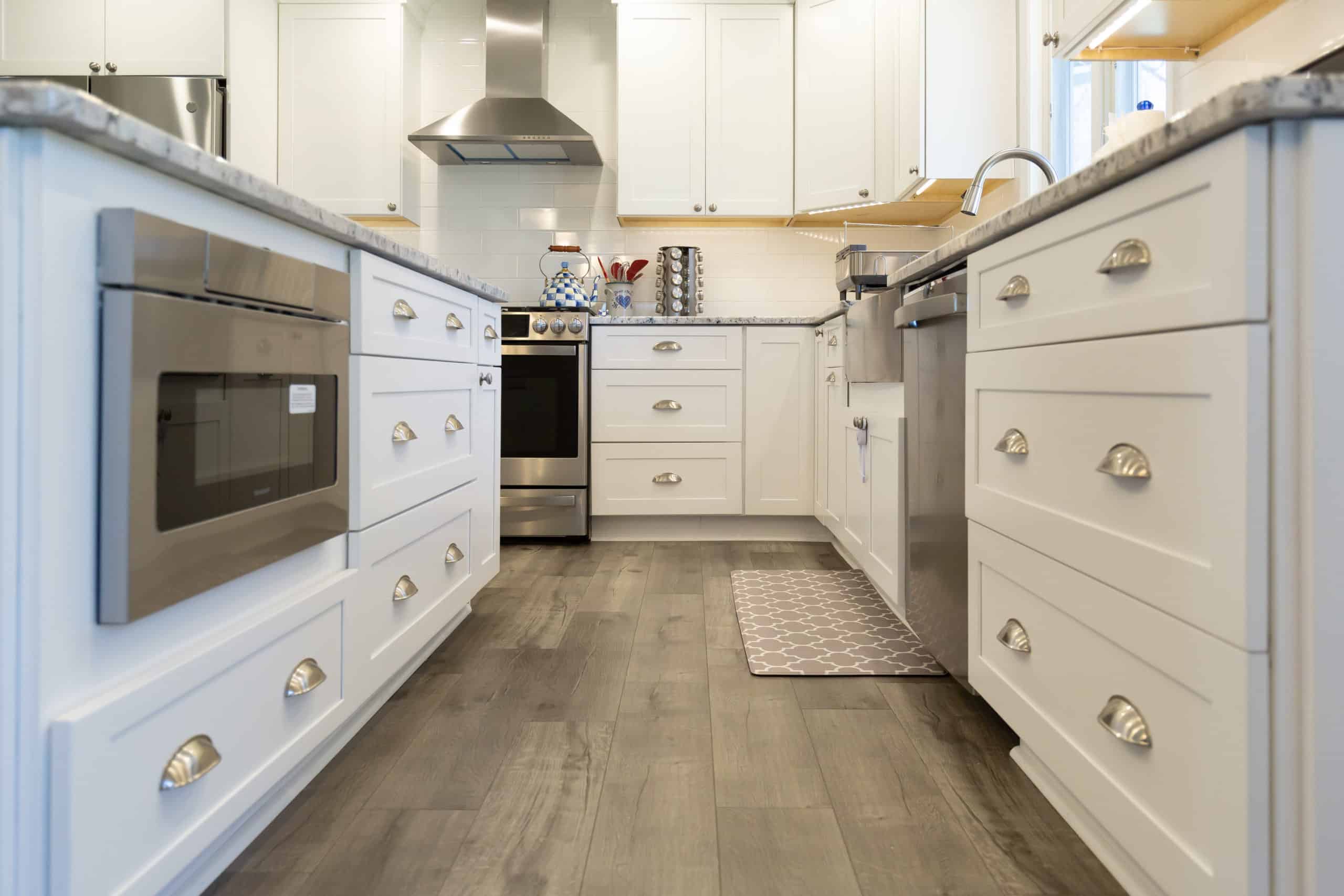 Latham Kitchen Remodel with Plank Flooring